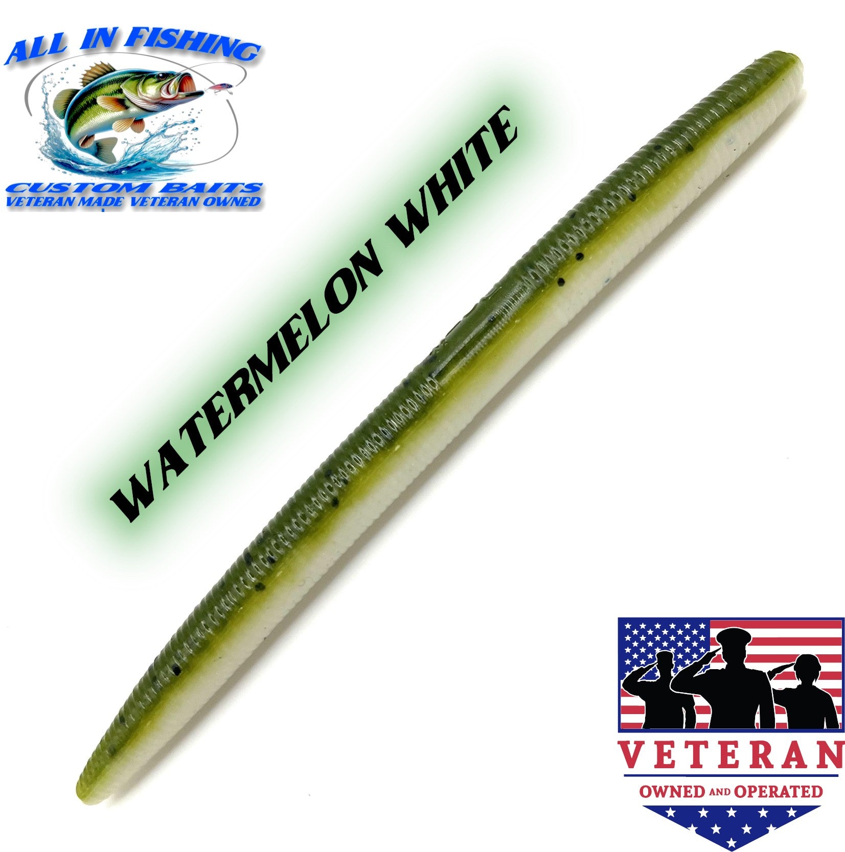 Stick Bait - 4" or 5" (Choose Color & Size) - 15 Pack