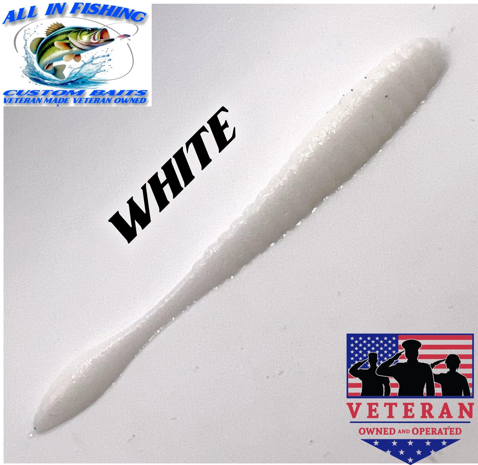 4'' flat worm (Choose Color ) - 20Pack